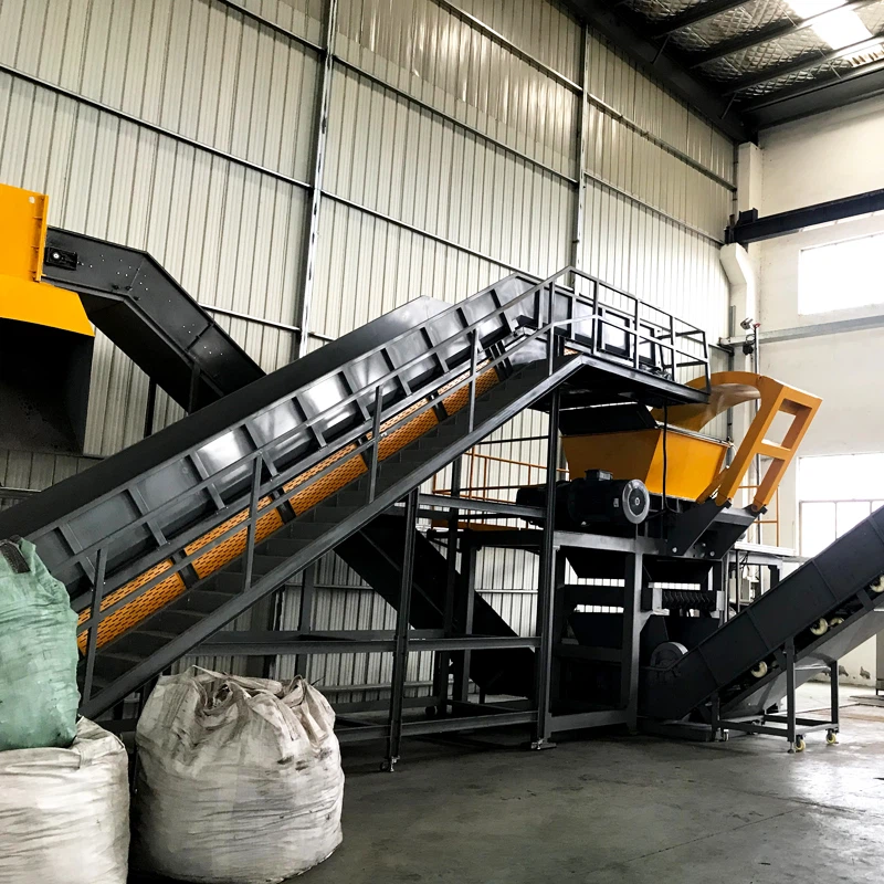 Two-shaft Tire Crushing Machine